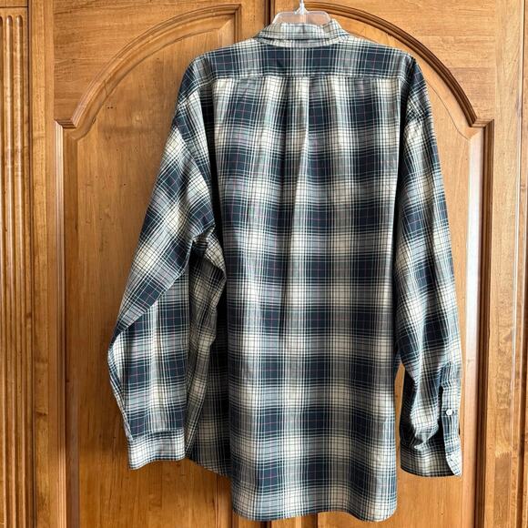 Ralph Lauren Blake button down plaid shirt long sleeve 100% cotton men’s XXL - Picture 7 of 8